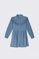 COCCODRILLO pikkade varrukatega kleit ENJOY, sinine, 104 cm, WC2128101ENO