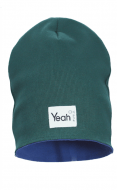 PUPILL kahepoolne müts GIGA, green/jeans, 50/52 cm