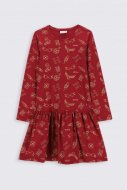 COCCODRILLO pikkade varrukatega kleit LICENCE GIRL, kirsi värvi, 164 cm, ZC2129106LIG-017