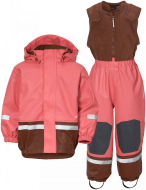 DIDRIKSONS soojendusega vihmakomplekt BOARDMAN 7, roosa, 120 cm, 504454-509