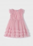 MAYORAL lühikeste varrukatega kleit 6B, roosa, 3918-61