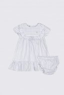 COCCODRILLO lühikeste varrukatega kleit ELEGANT BABY GIRL, multicoloured, 80 cm, WC2128204EBG