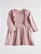 CAN GO pikkade varrukatega kleit SQUIRELLL, roosa, 74 cm, KGSS-360-74