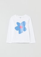 OVS GIRL3-10Y T-SHIRTS L/S 1M 3-4 WHITE 001400176