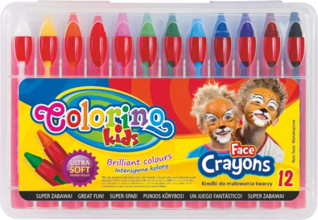 Colorino Kids näokriidid 12 värvi, 32650PTR 32650PTR