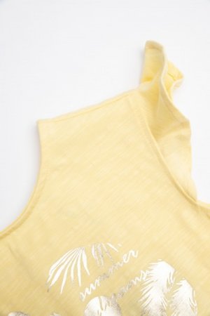 COCCODRILLO lühikeste varrukatega kleit SUMMER ADVENTURE, kollane, 92 cm, WC2129201SUM-004 WC2129201SUM-004-098