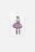 MOKIDA lühikeste varrukatega t-särk MONOCHROMATIC GIRL, valged, WM4143216MOG-001- 